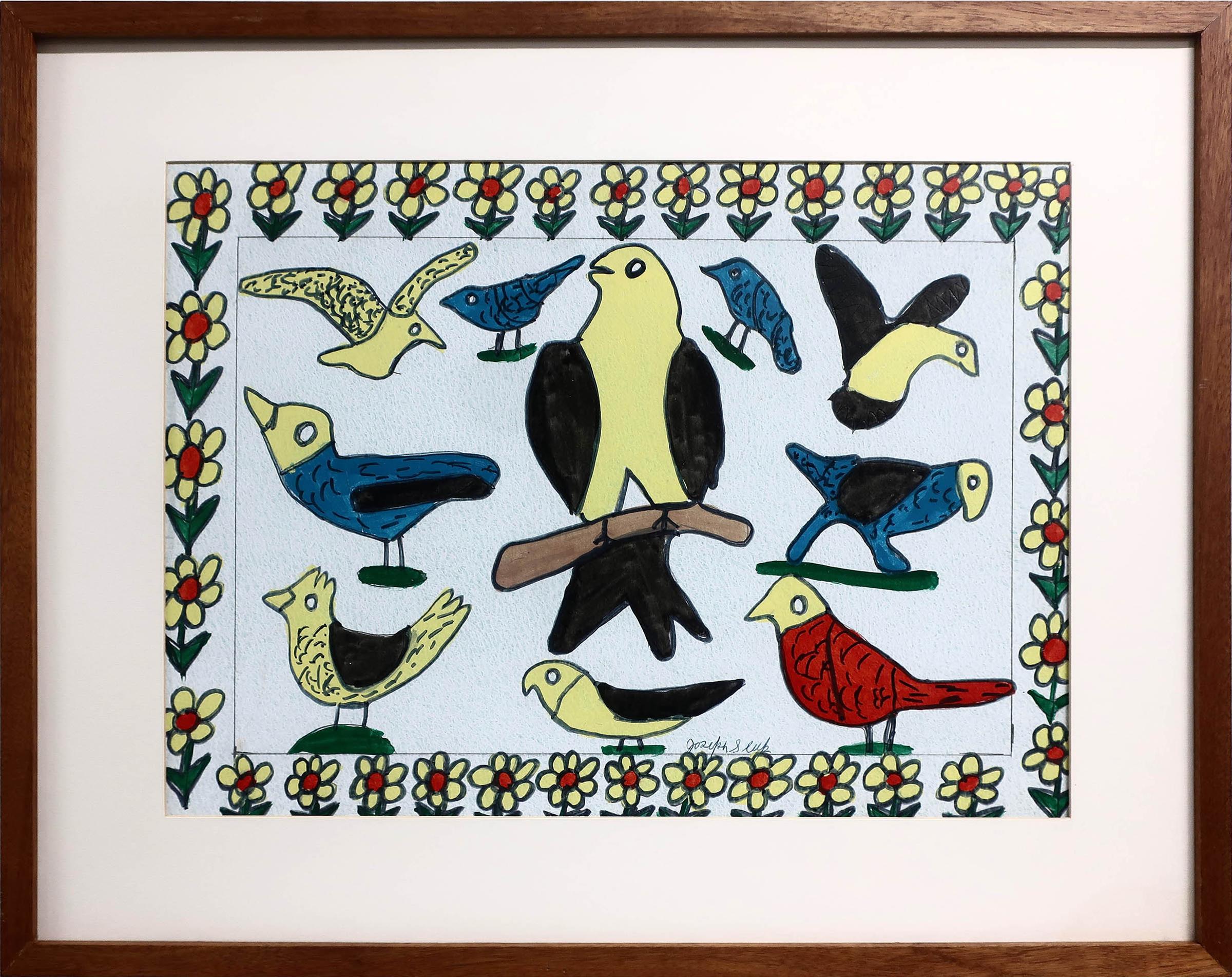 Joseph Sleep (1914-1978) - Untitled (Birds)