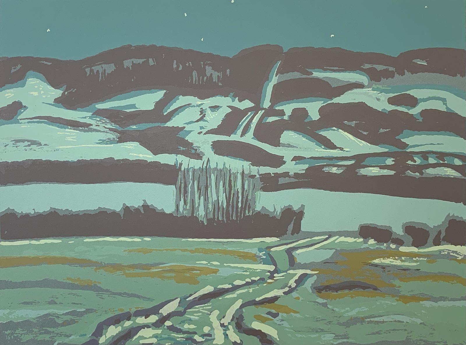 Illingworth Holey (Buck) Kerr (1905-1989) - Turner Valley Nocturne