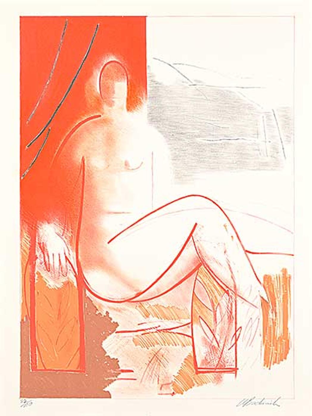 Walter Joseph Gerard Bachinski (1939) - Seated Figure #82/100