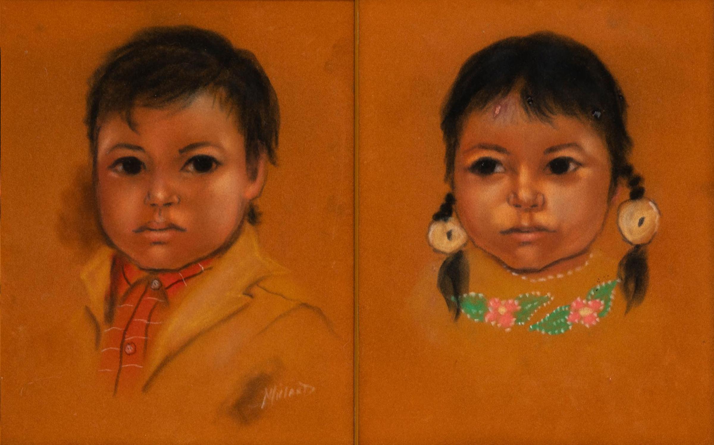 Bob Millard (1947-2014) - Pair of Child Portraits