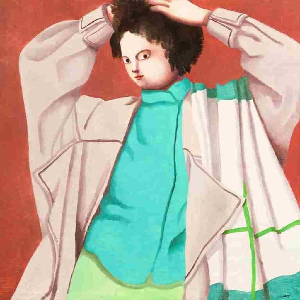 Louise Scott (1936-2007) - Untitled (Woman strikes a pose)