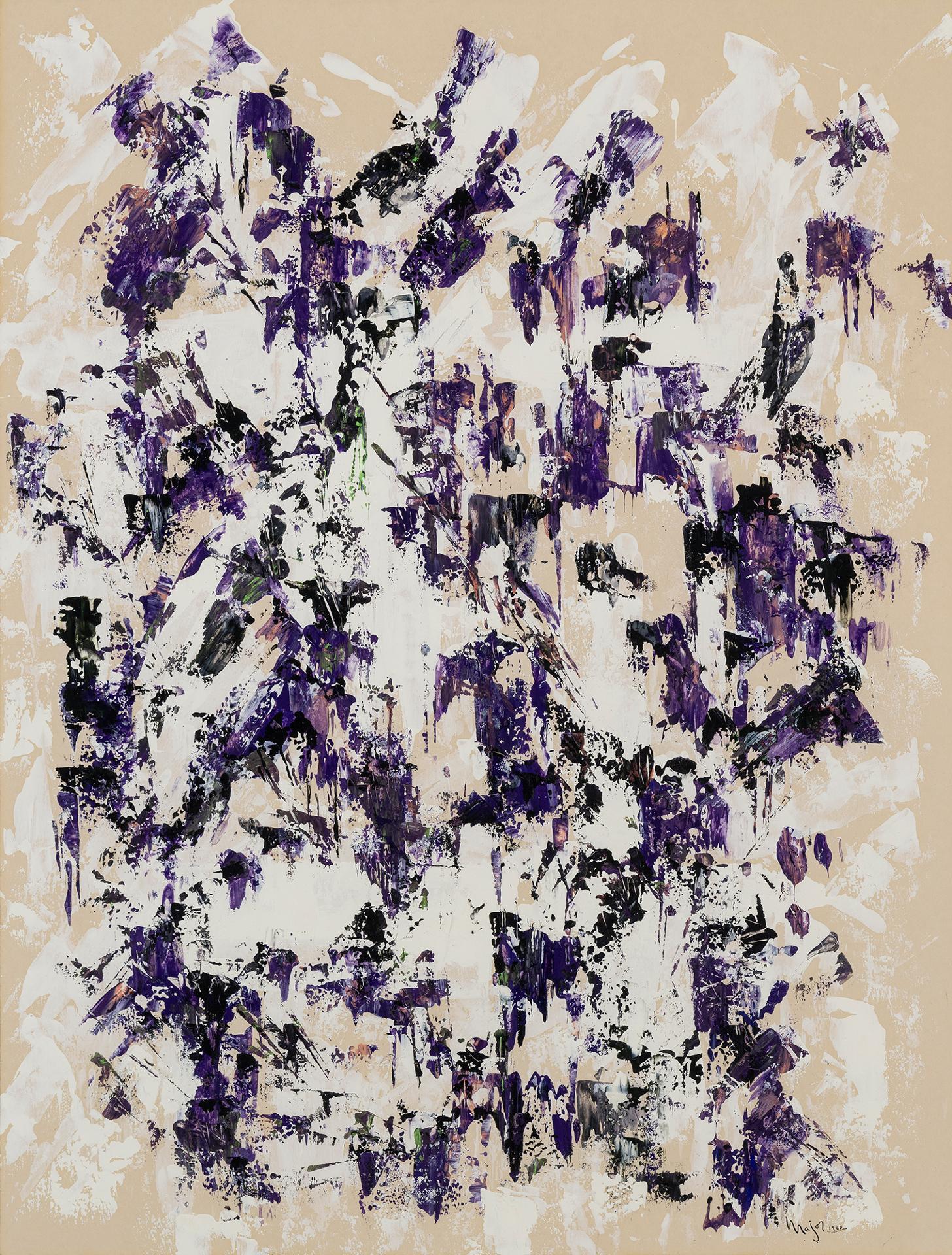 Laure Major (1930-2002) - Edelweiss à l'aube / Dawning Edelweiss, 1960