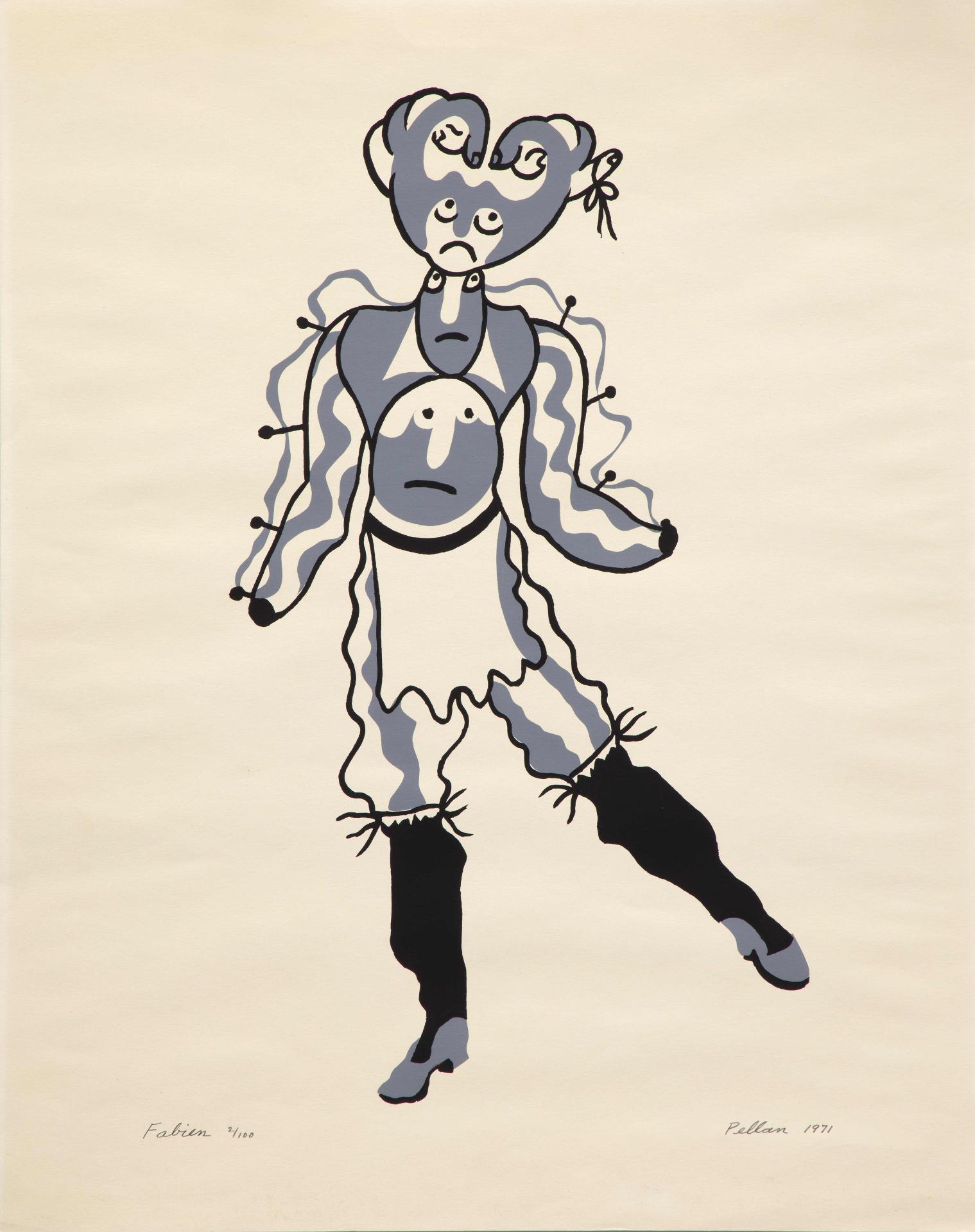 Alfred Pellan (1906-1988) - Fabien, 1971