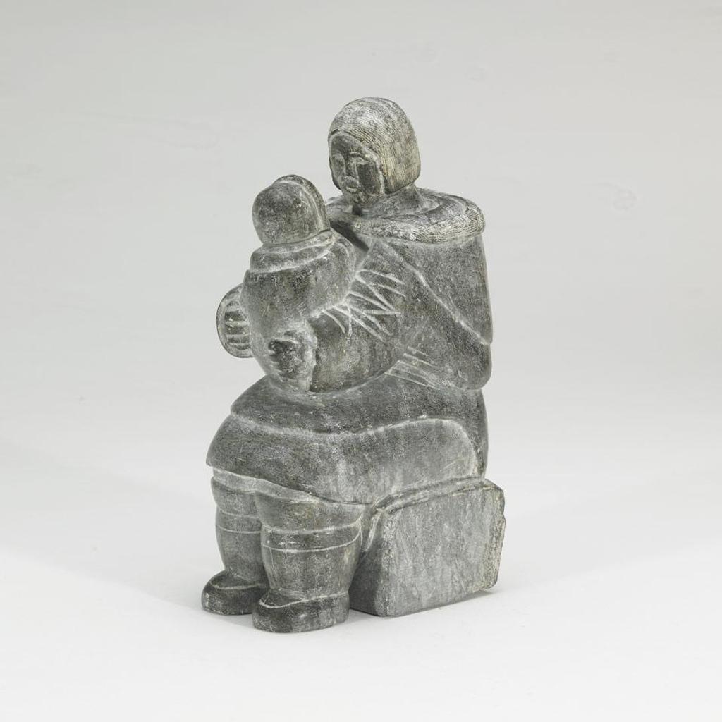 Evie Tullaugaq Qamugaaluk Koperquacuk (1925) - Mother With Child Holding A Kamik