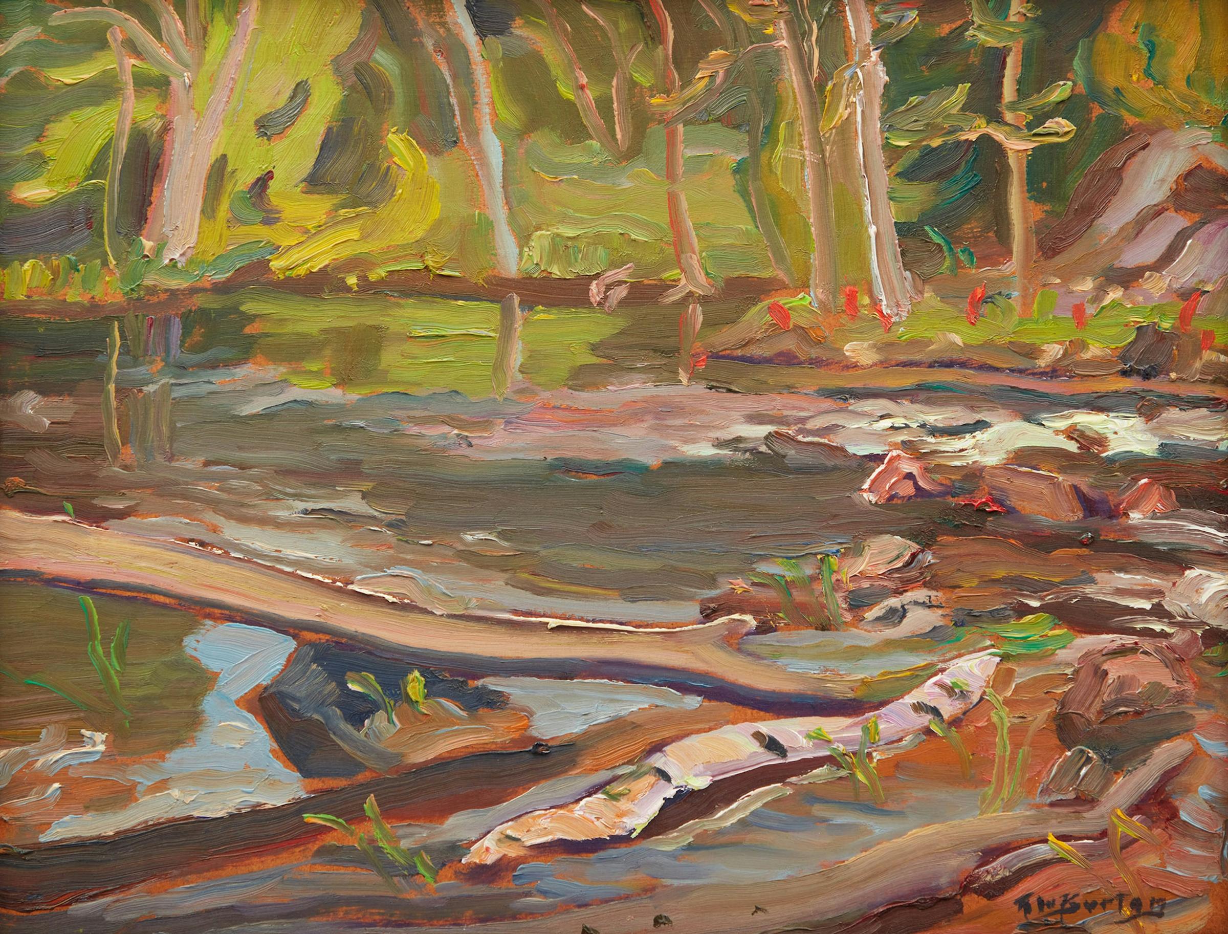 Ralph Wallace Burton (1905-1983) - The Fall River, Ontario