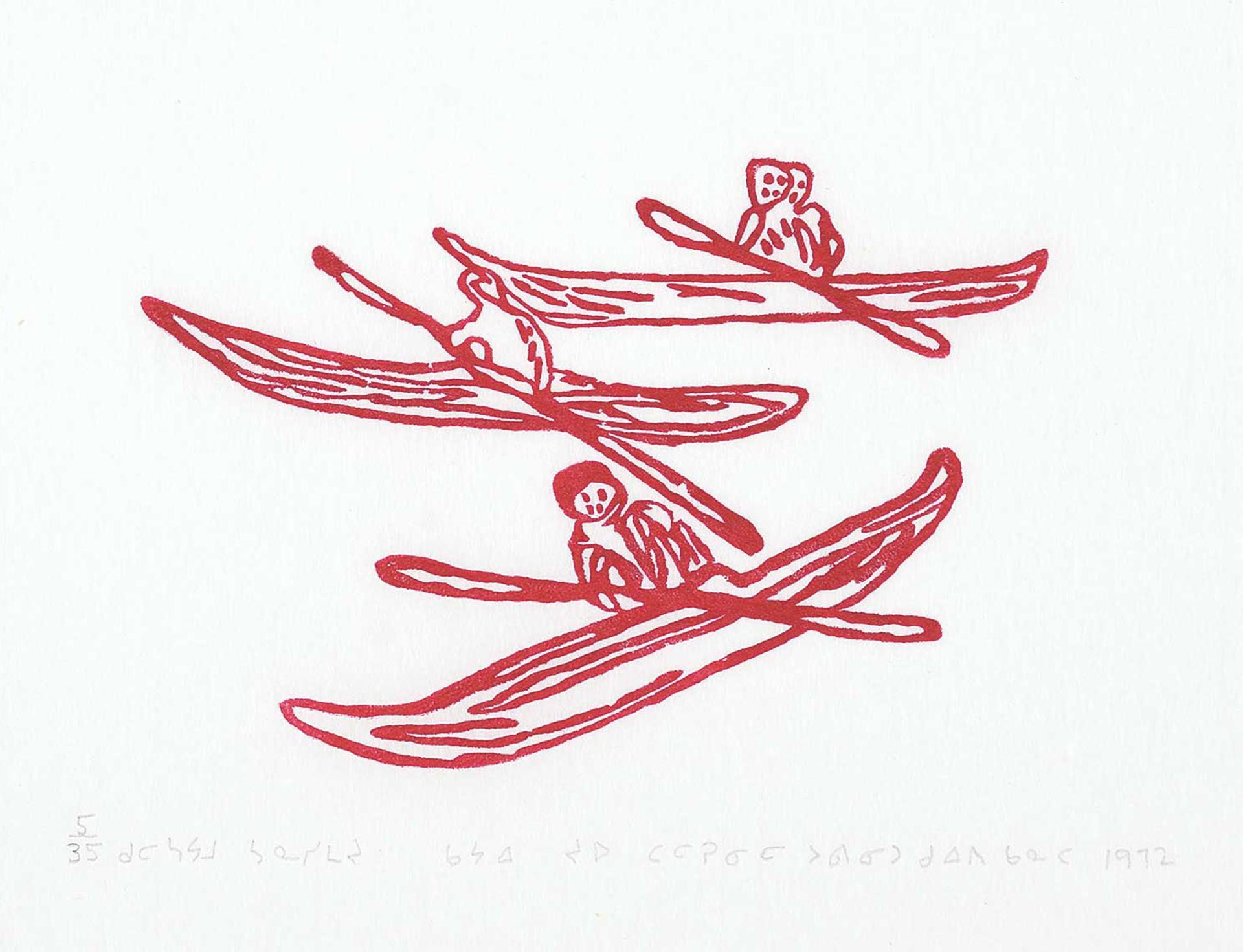 Joe Talirunili (1893-1976) - Hunters in Kayak #5/35