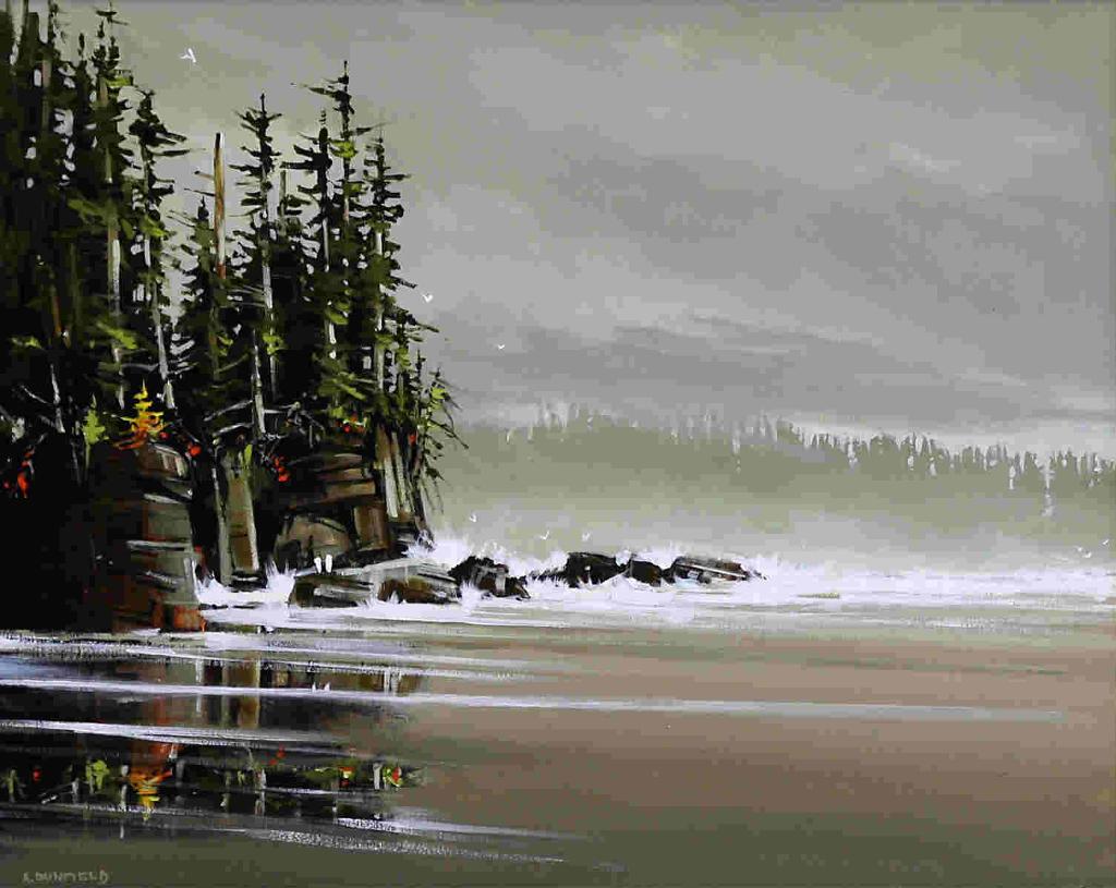 Allan Dunfield (1950) - Moody Day On The Coast; 2016