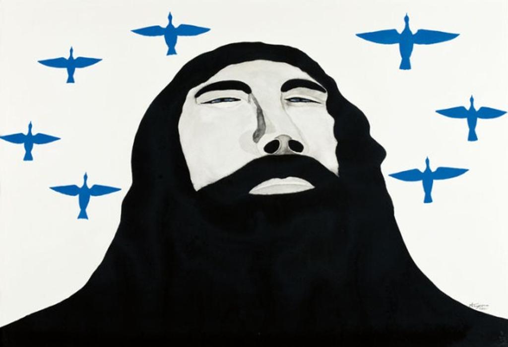 Armand Tagoona (1926-1991) - Qiviuk Looking for Bird Wife, 1970s
