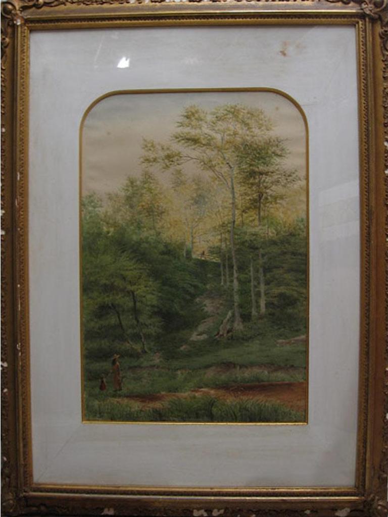 Marmaduke Matthews (1837-1913) - Figures In A Park