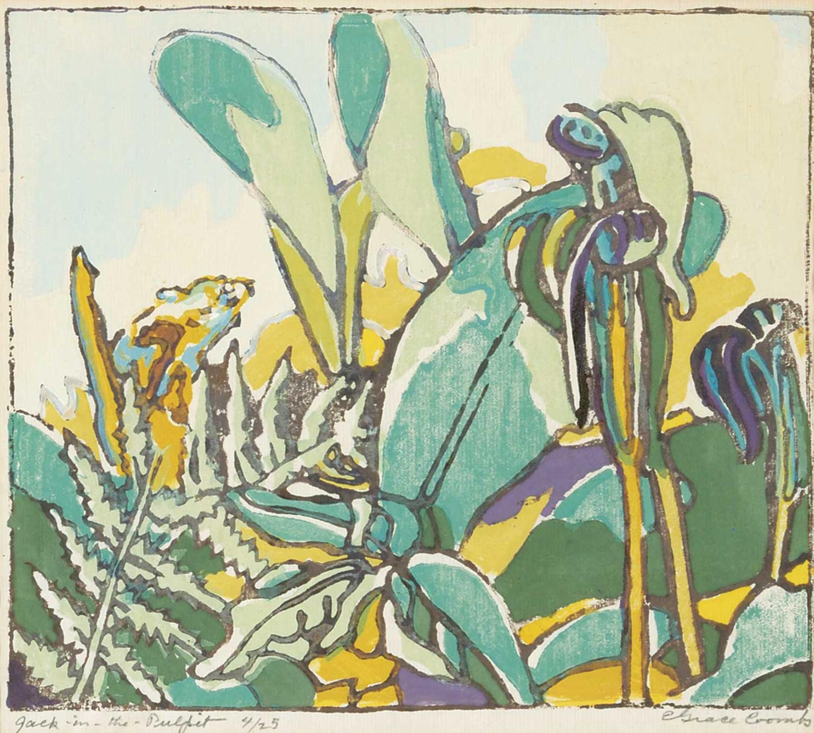 Edith Grace (Lawson) Coombs (1890-1986) - Jack in the Pulpit  #4/25