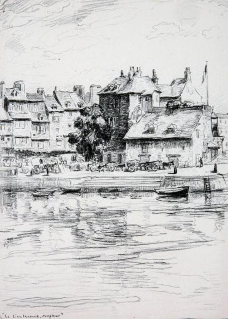 Franklin Milton Armington (1876-1941) - La Lieutenance, Honfleur; 1922