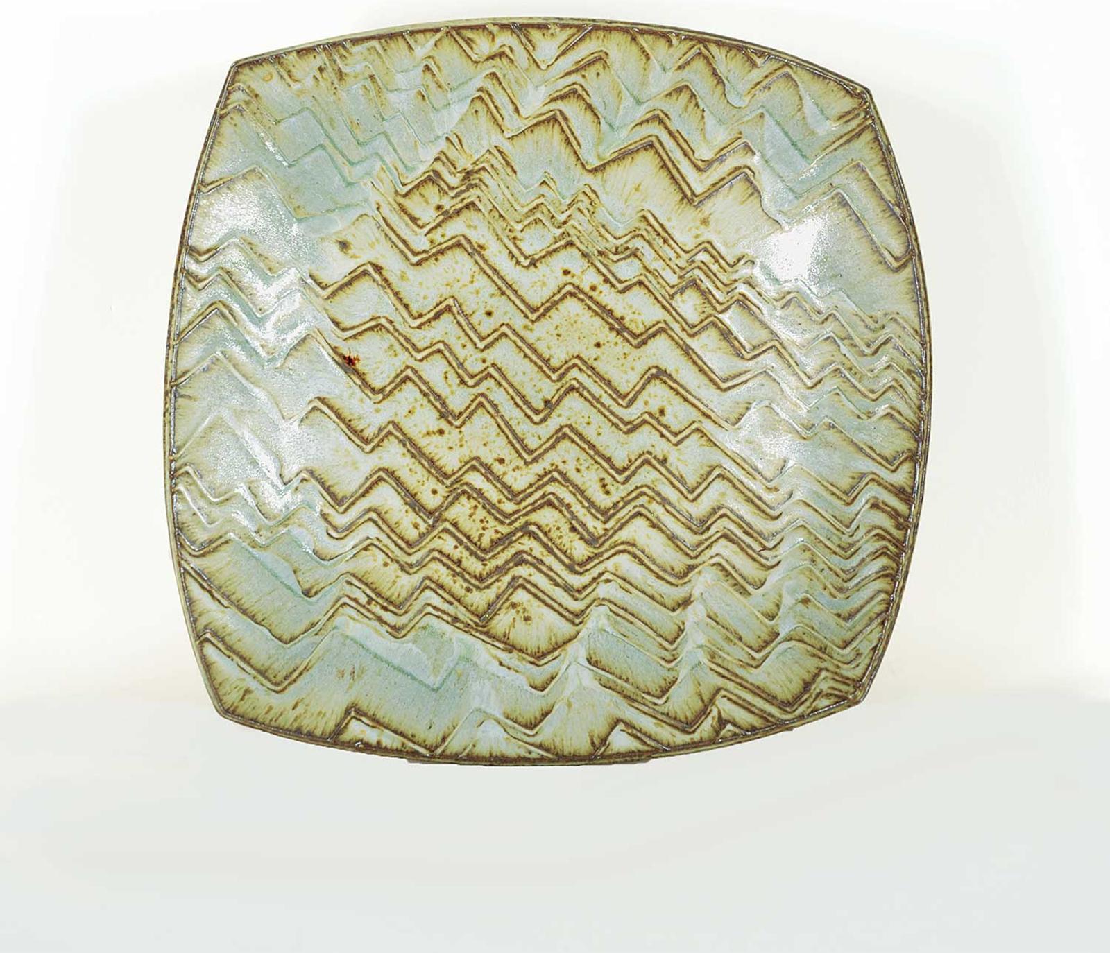Luke Orton Lindoe (1913-1998) - Untitled - Zig Zag Platter