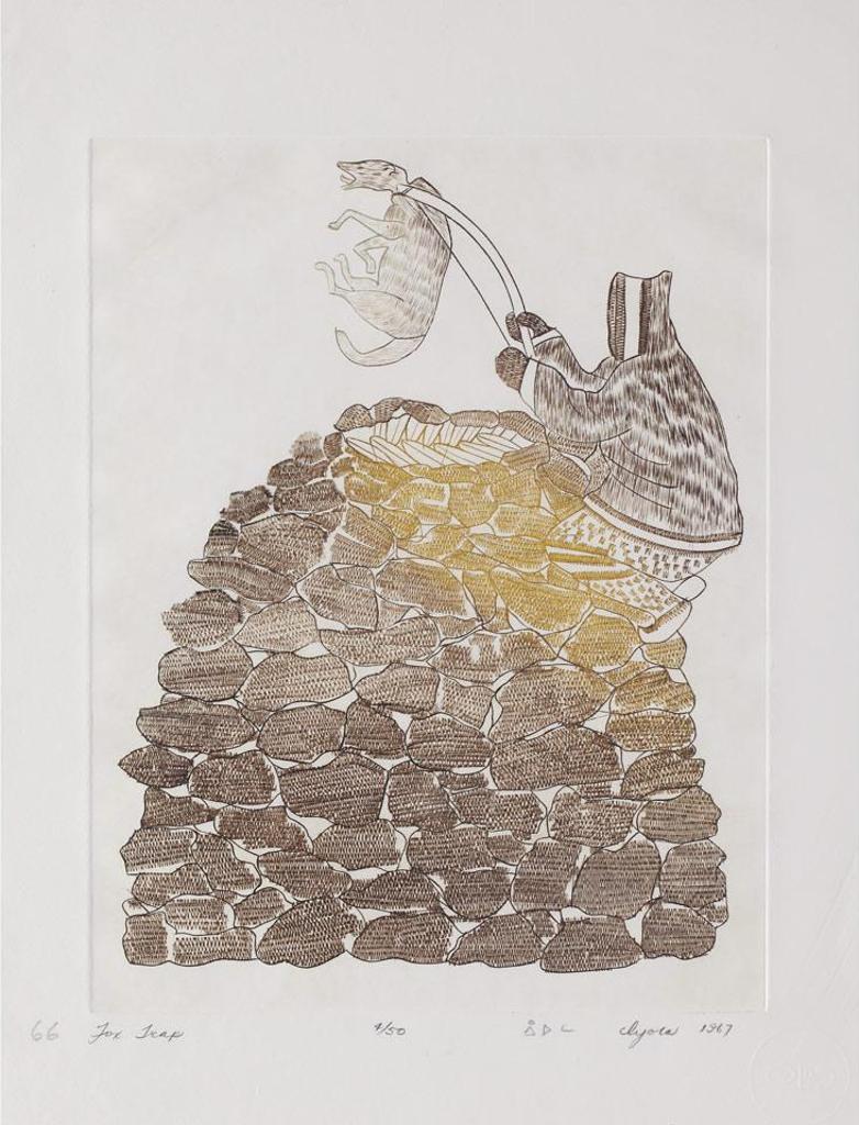 Iyola Kingwatsiak (1933-2000) - Fox Trap