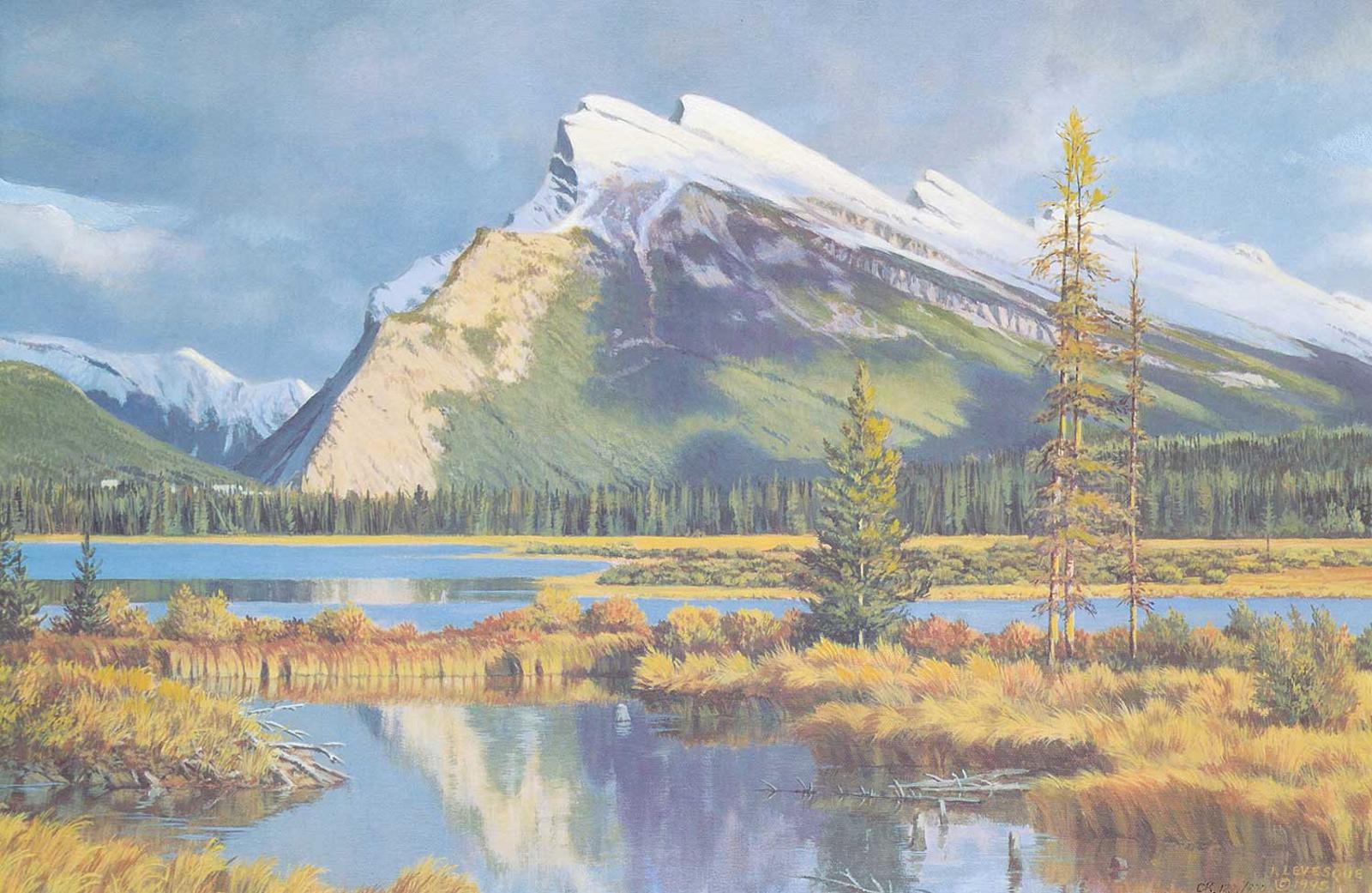 Isabel Levesque (1919-2012) - Mt. Rundle - Banff #122/800
