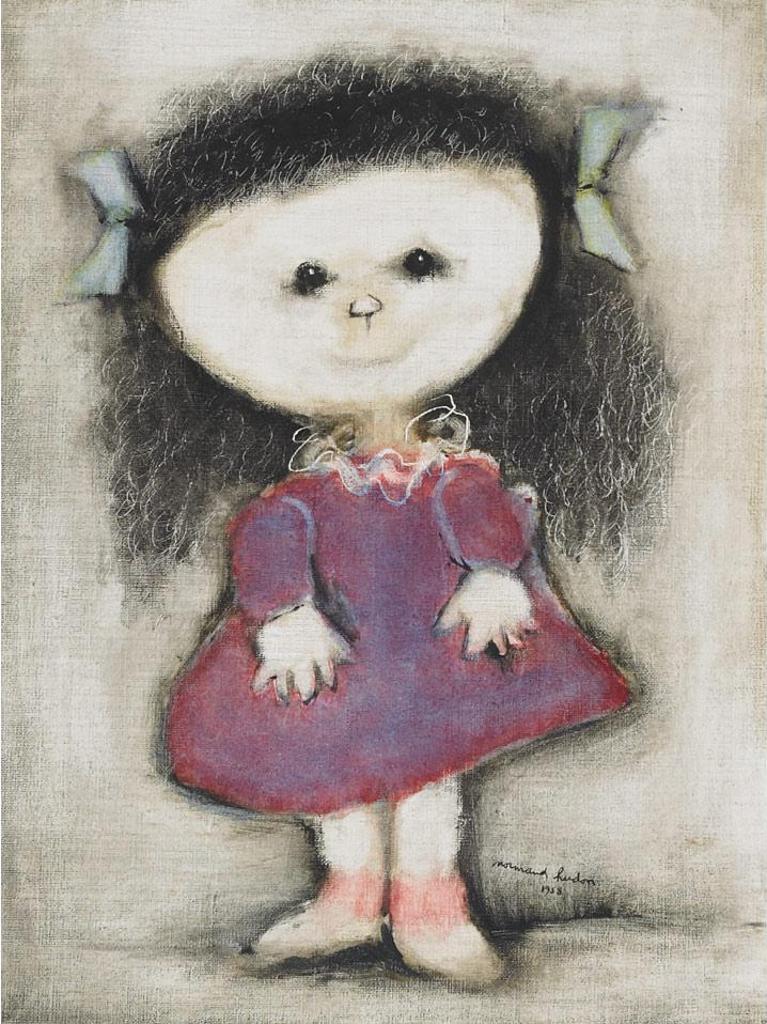 Normand Hudon (1929-1997) - Young Girl