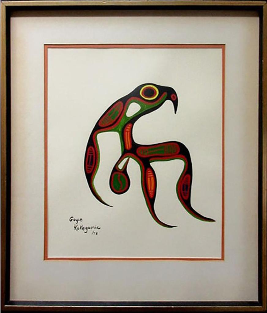 Goyce Kakegamic (1948) - Untitled (Young Thunderbird)