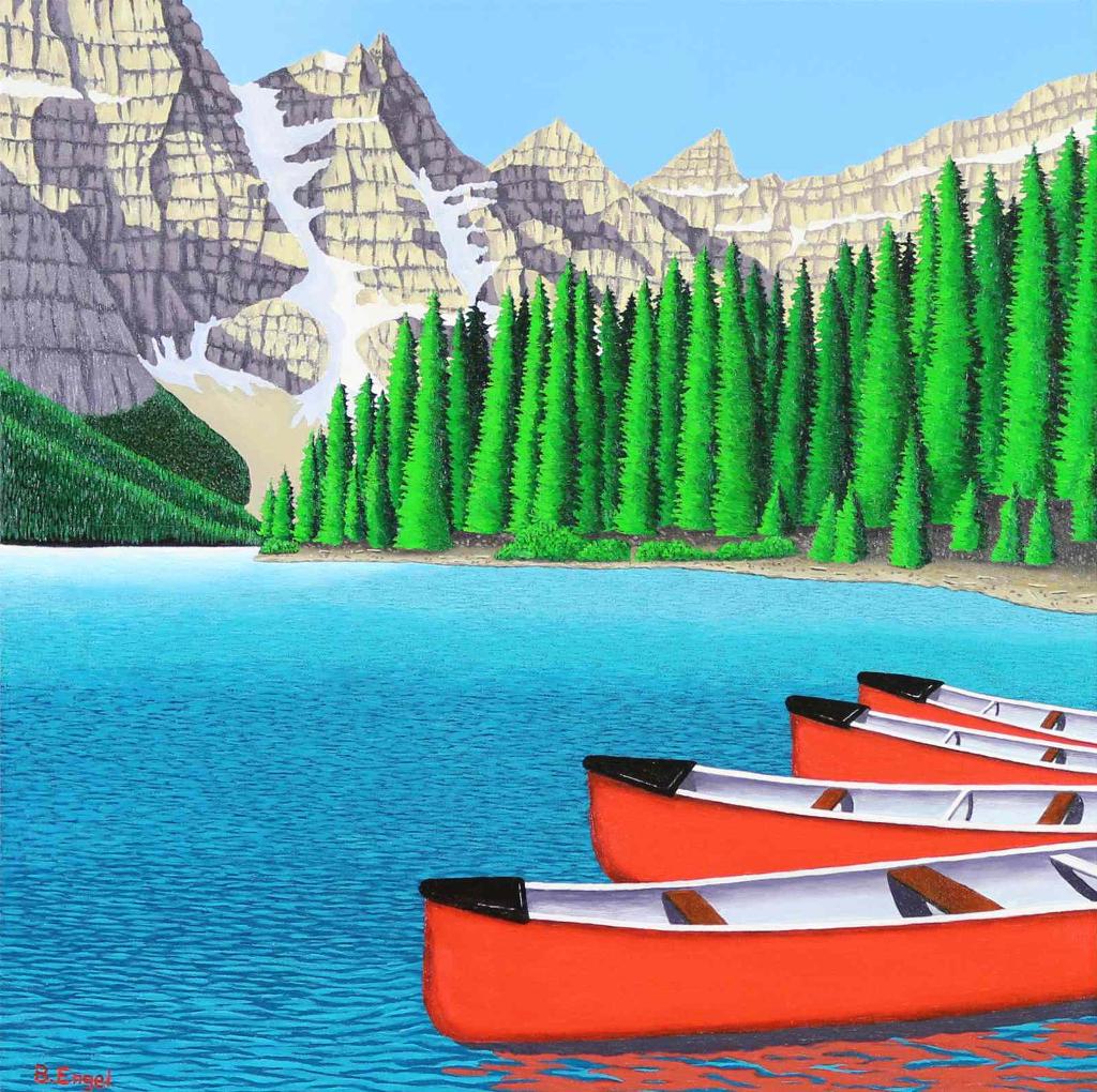 Barbara Engel - Moraine Lake And The Valley Of The Ten Peaks