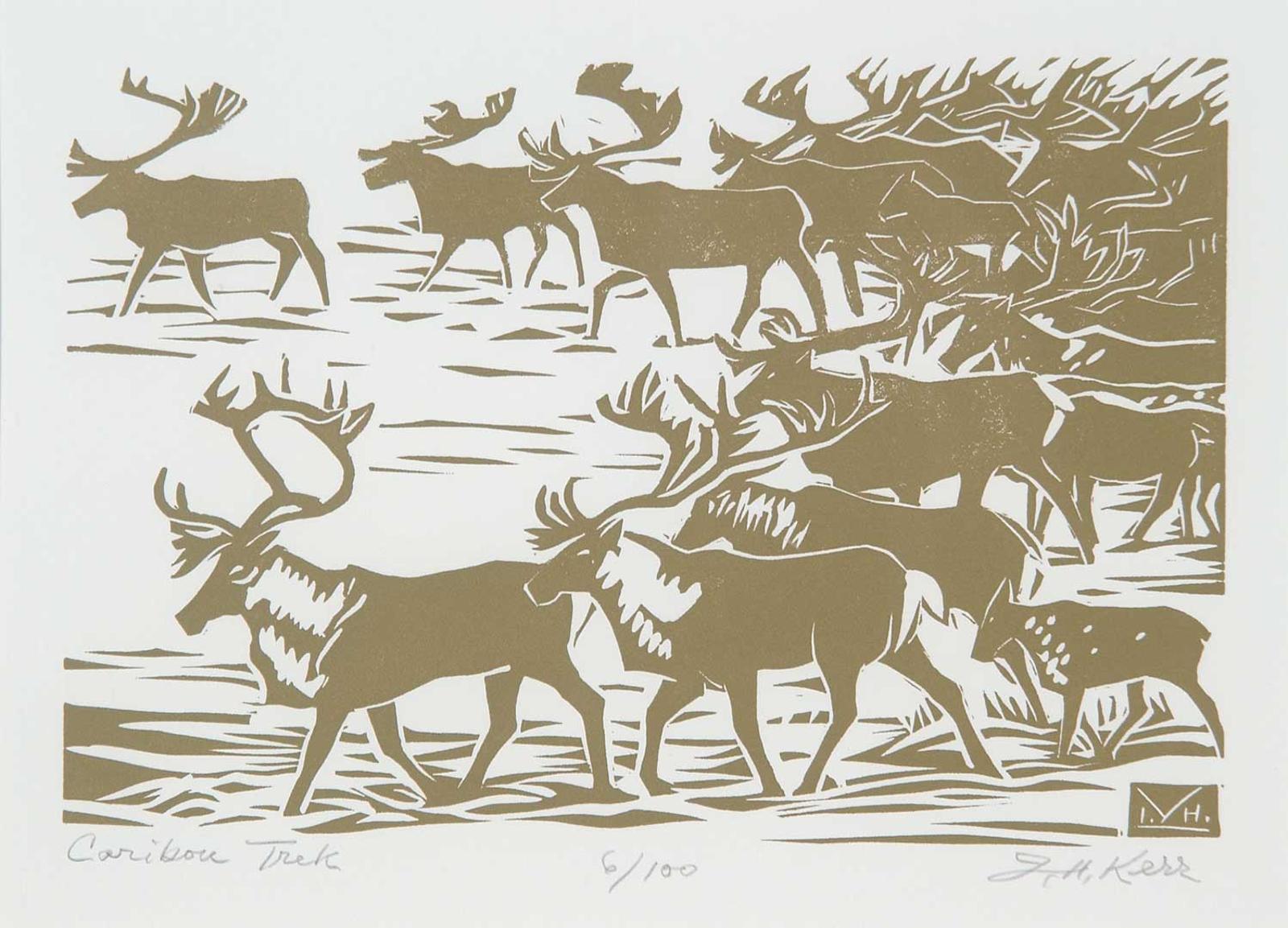Illingworth Holey (Buck) Kerr (1905-1989) - Caribou Treck #6/100