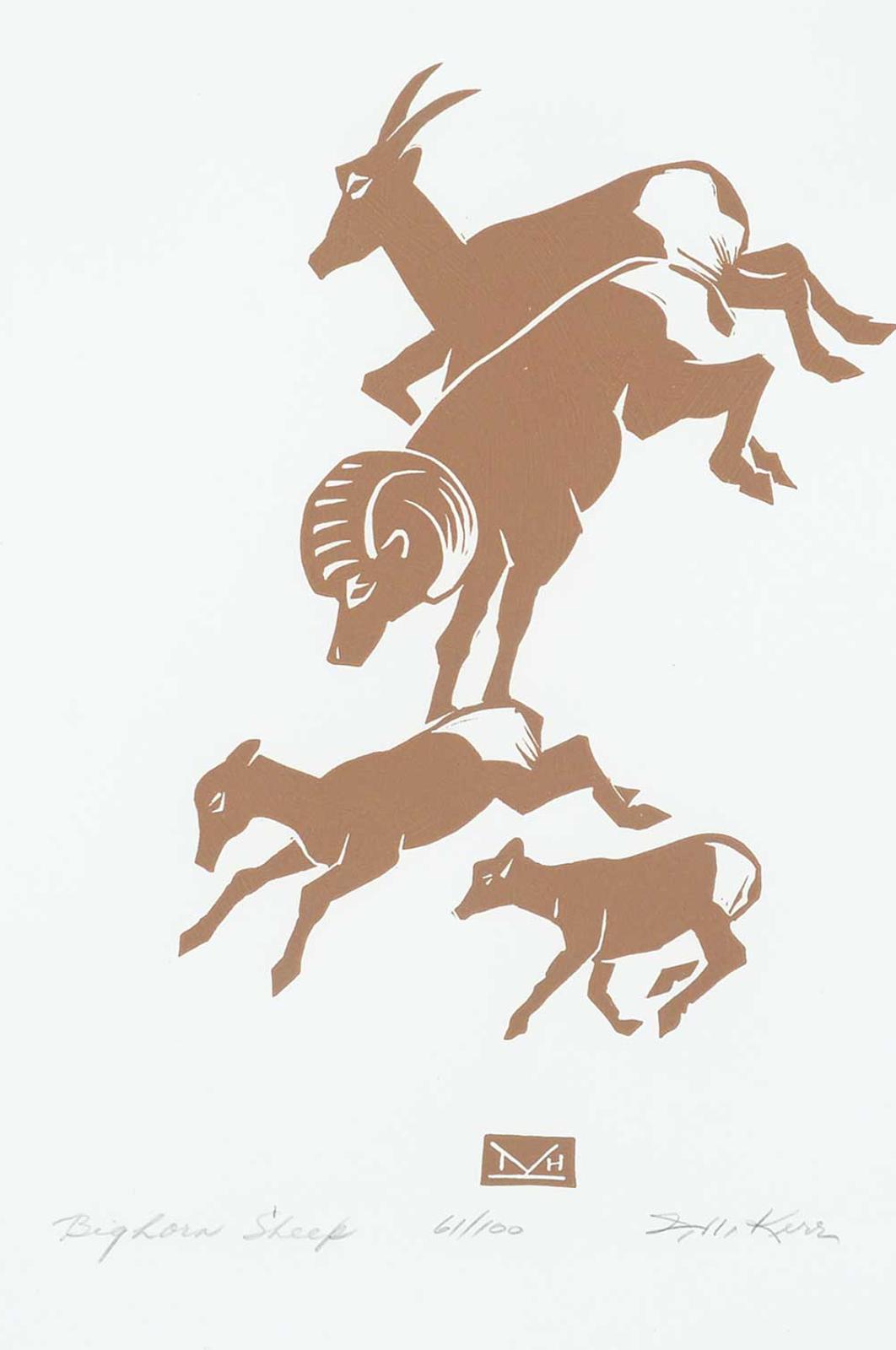 Illingworth Holey (Buck) Kerr (1905-1989) - Big Horn Sheep  #61/100