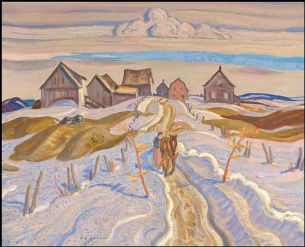 Alexander Young (A. Y.) Jackson (1882-1974) - Country Road, L'Islet, St. Fabien