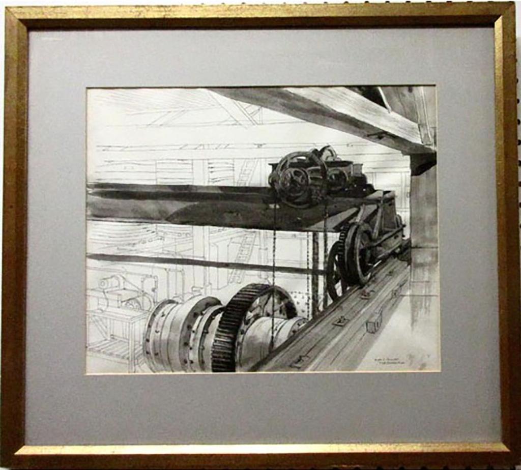 Alan Caswell Collier (1911-1990) - Kidd Copper Mill, Gantry & Rod Mill