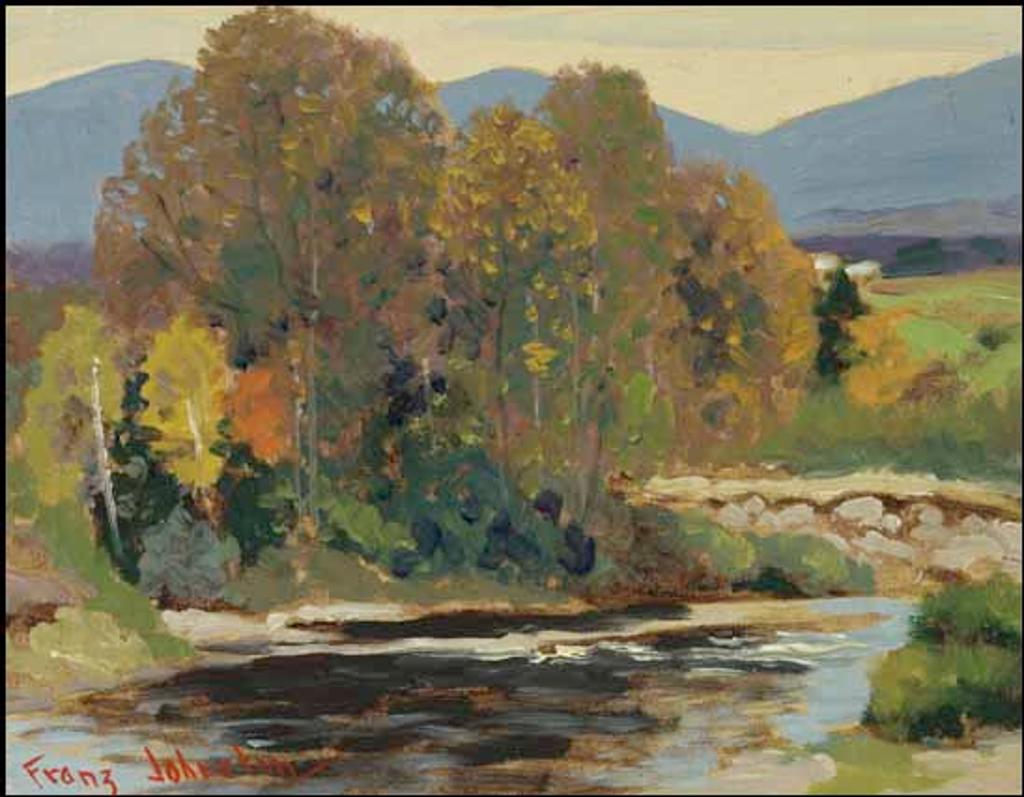 Frank (Franz) Hans Johnston (1888-1949) - Oct. Near Bay St. Paul, Que.