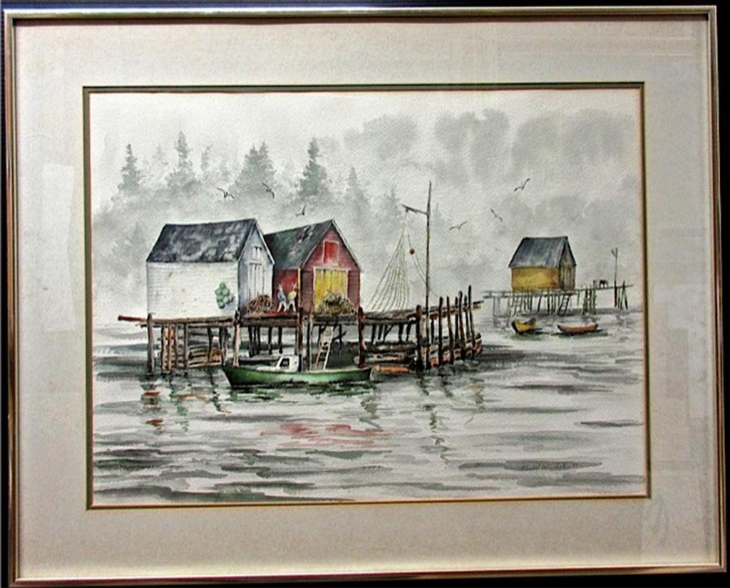 Burt Winters - Wharf Scene