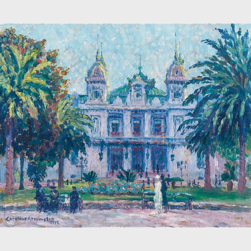 Caroline Helena Armington (1875-1939) - Le Casino De Monte Carlo (Facade)