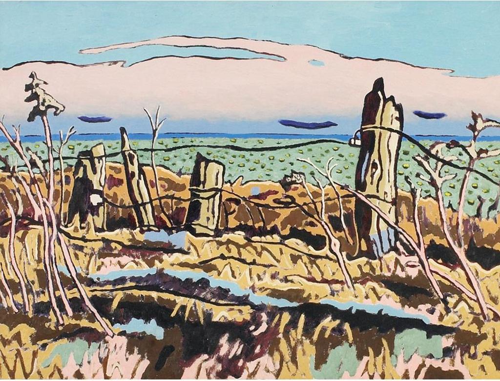 Clark Holmes Mcdougall (1921-1980) - View From The Lakeside