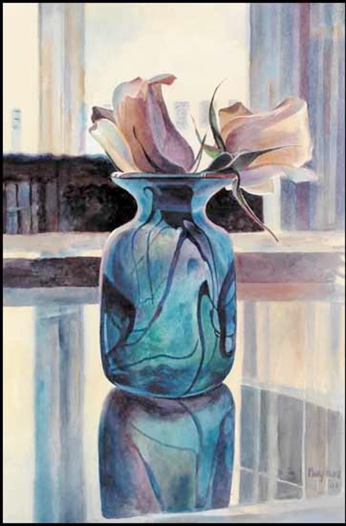 Mary Frances West Pratt (1935-2018) - Two Roses, Two Takes I
