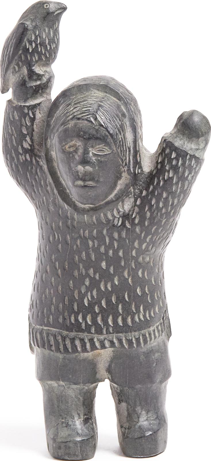 Thomas Sivuraq (1941-1991) - Man With Bird
