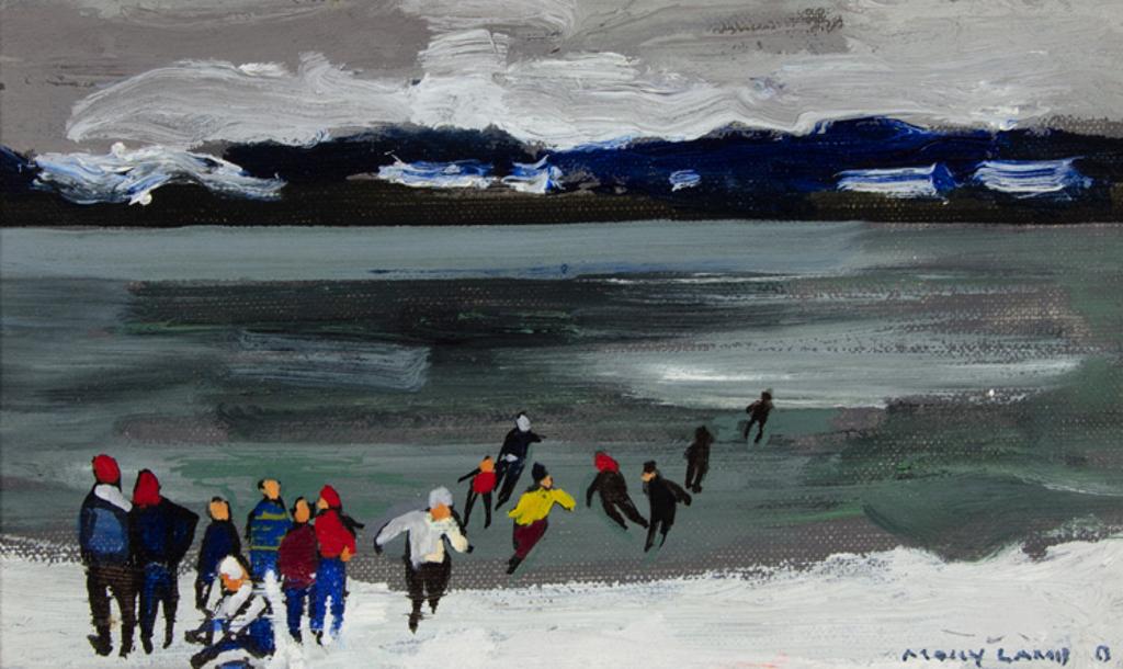 Molly Joan Lamb Bobak (1922-2014) - Skaters