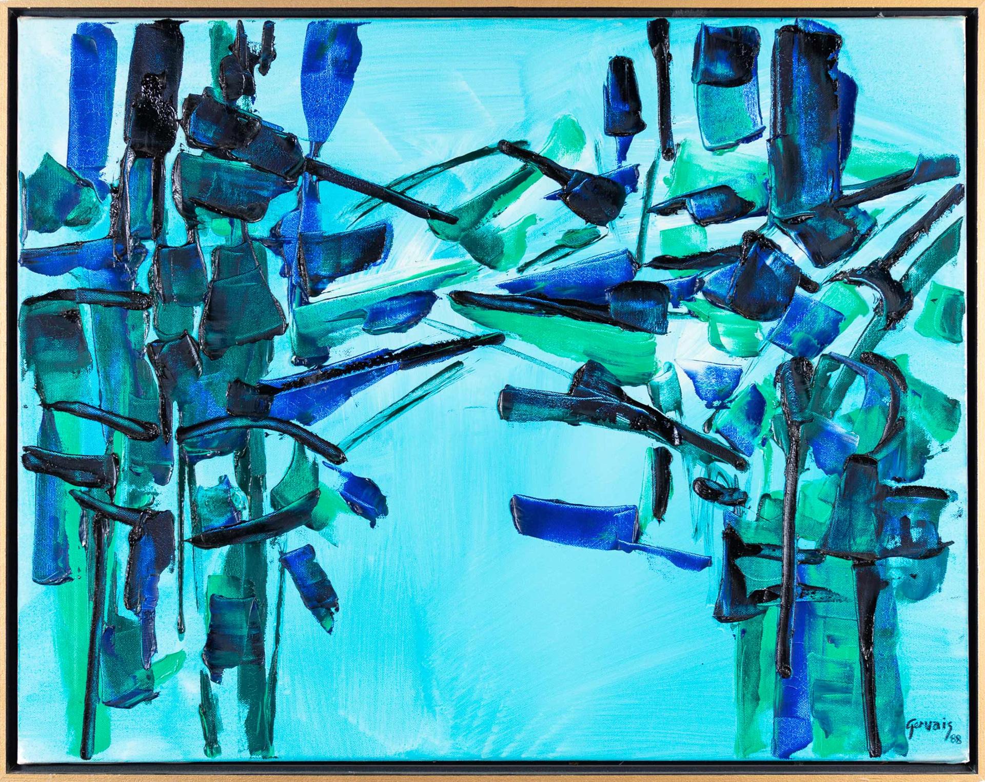 Lise Gervais (1933-1998) - Monts et marées, 1988