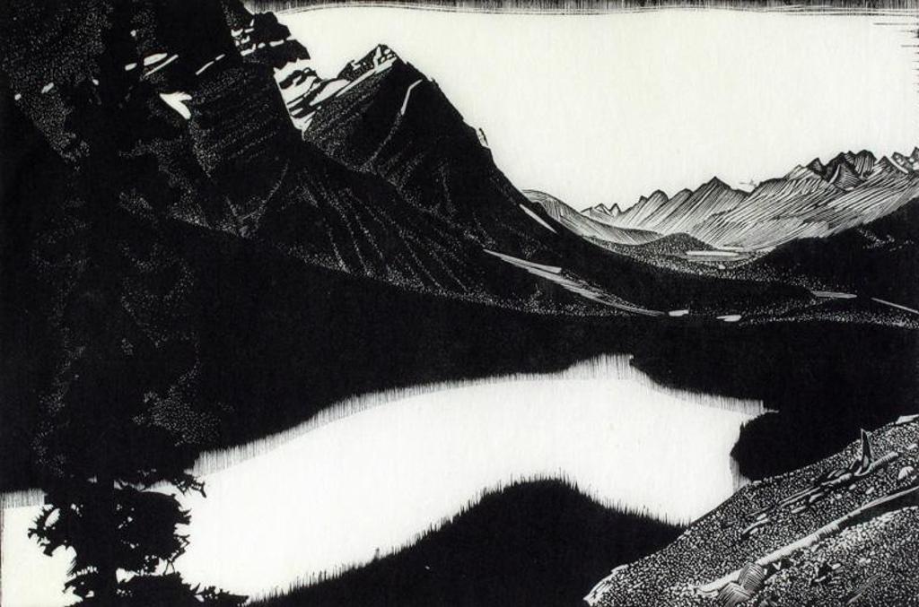 Walter Joseph (W.J.) Phillips (1884-1963) - Mistaya Valley (Peyto Lake); 1937