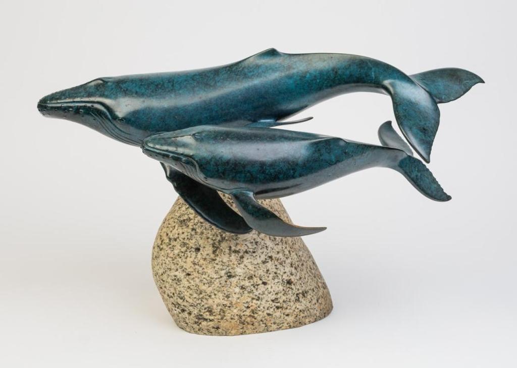 Georg Schmerholz (1949) - Humpback and Calf