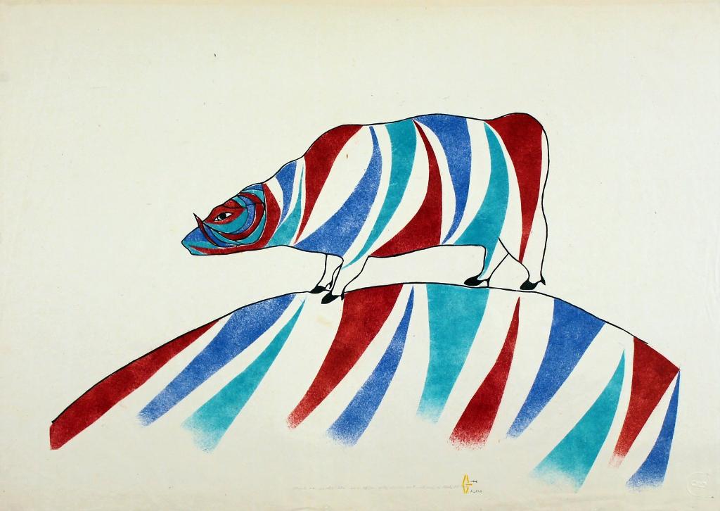 Martha Noah (1943) - Musk Ox Under The Sun; 1978