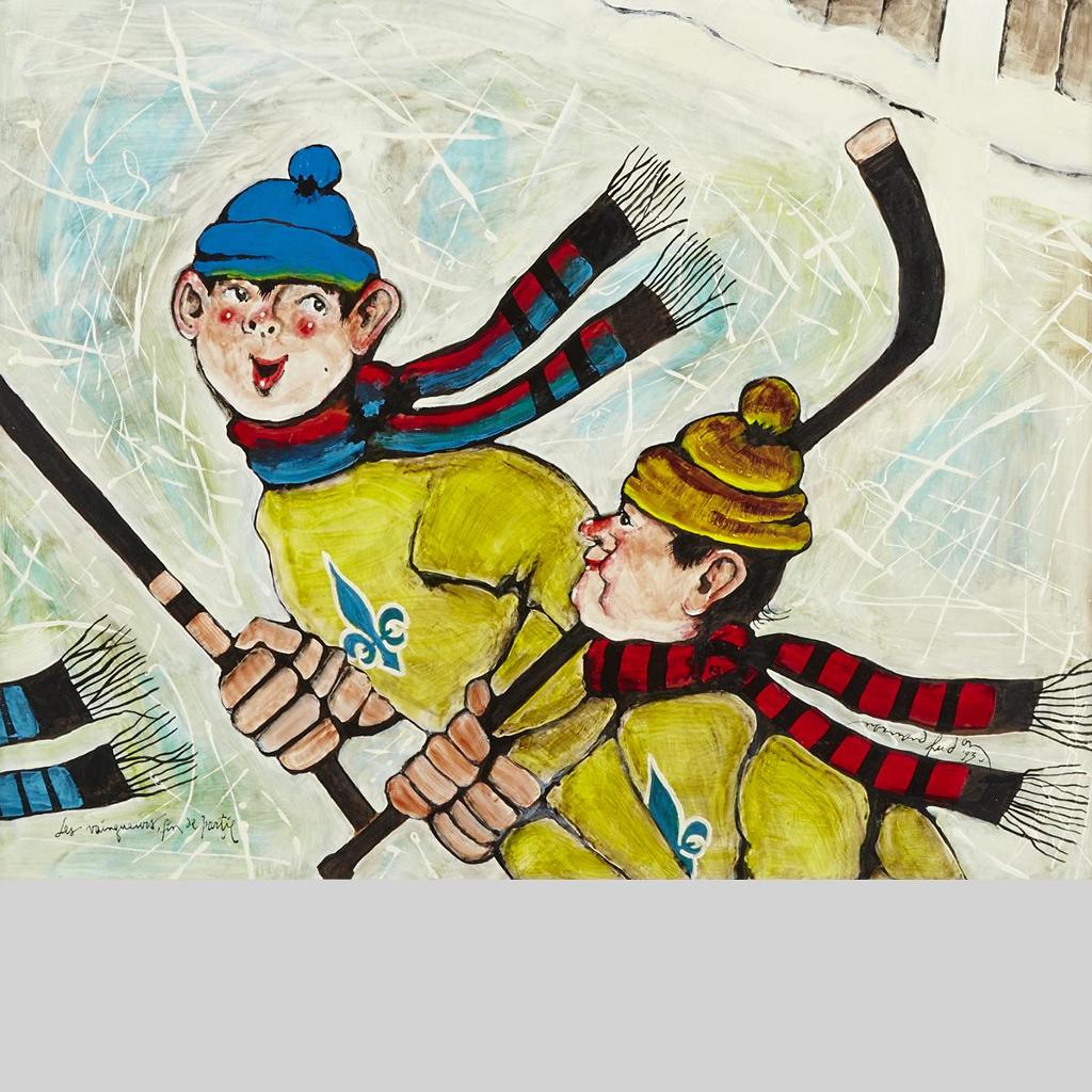 Normand Hudon (1929-1997) - Les Vainquers Fin De Partie