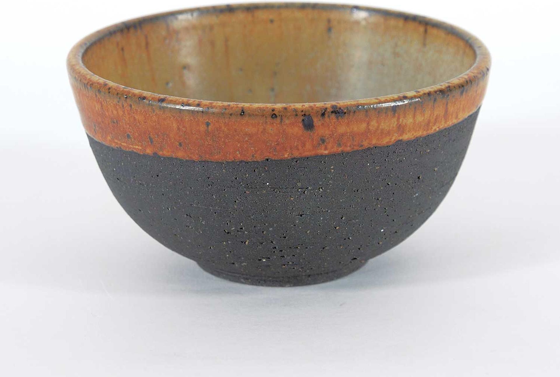 Luke Orton Lindoe (1913-1998) - Untitled - Black and Brown Bowl