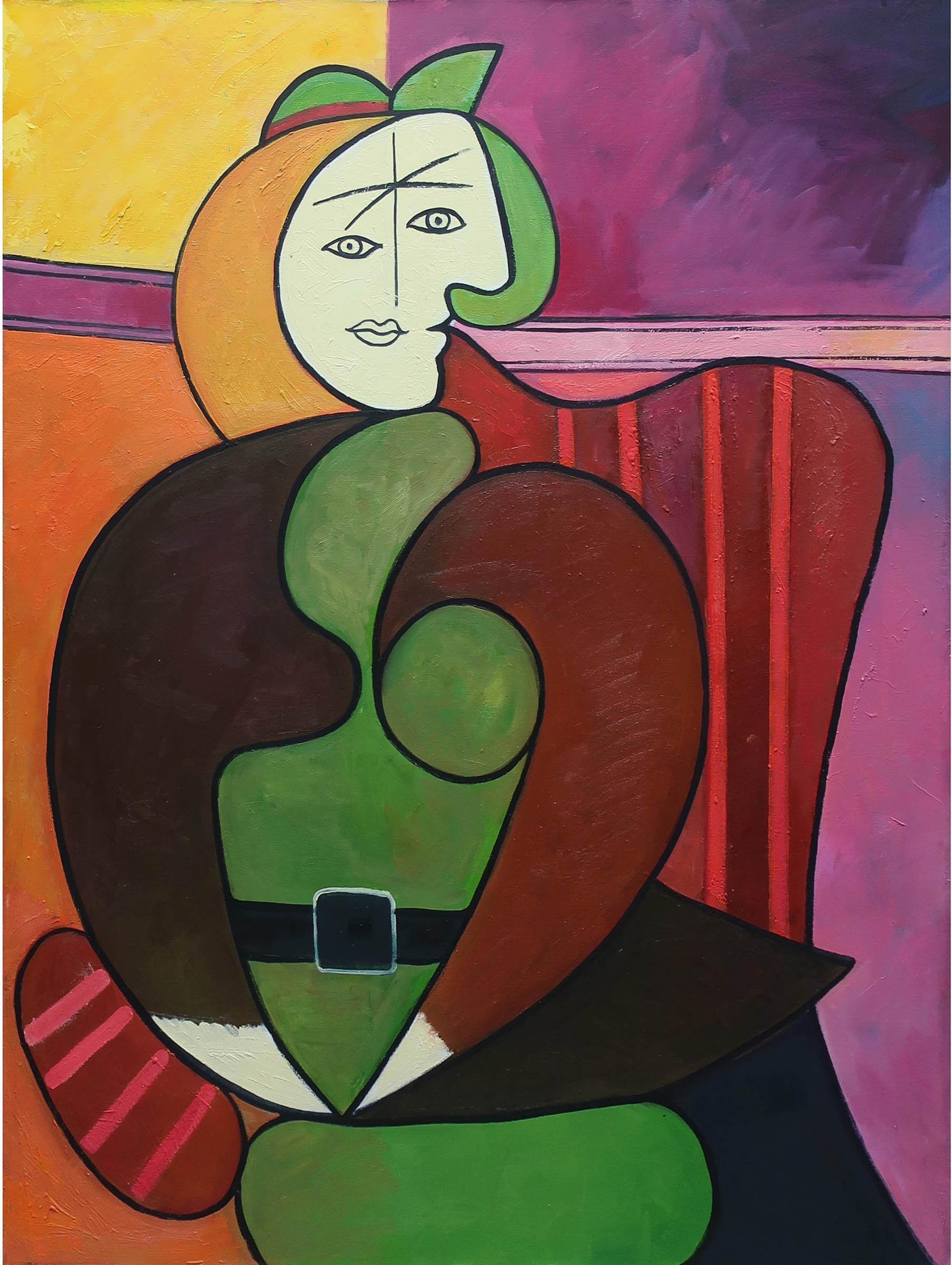 Alex Korenfeld (1944) - The Red Arm Chair