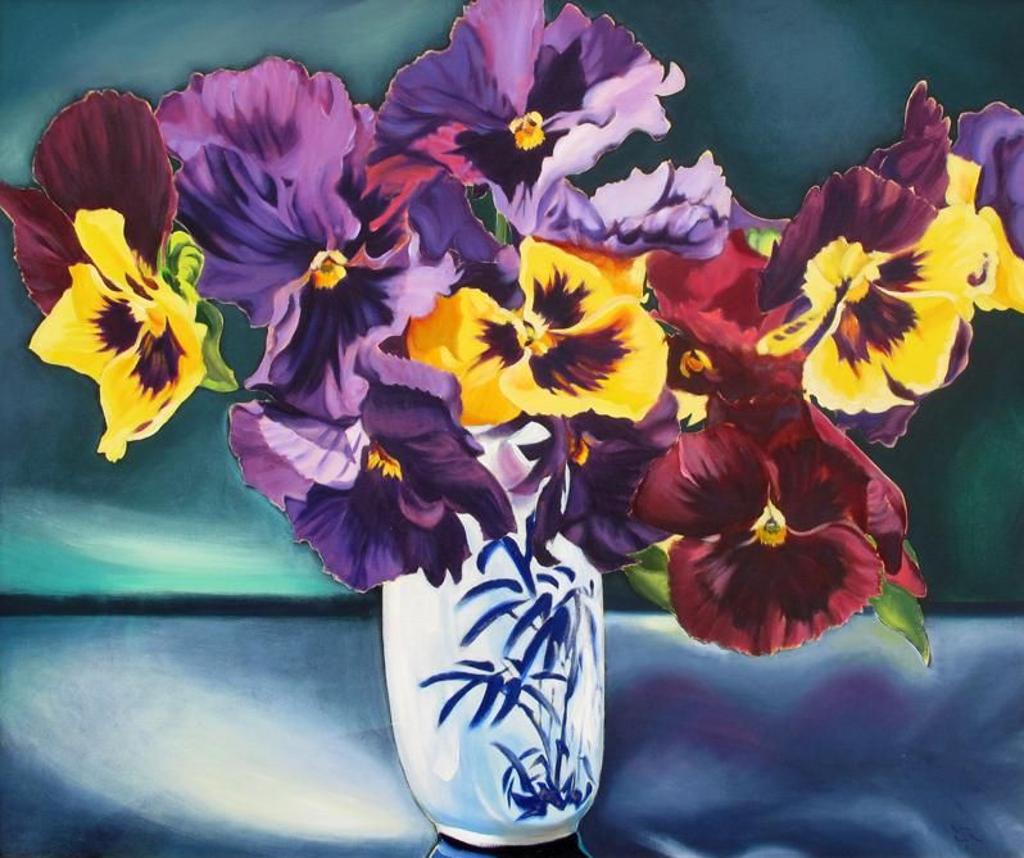 Gabor L. Nagy (1945) - Pansy Bouquet; 1996
