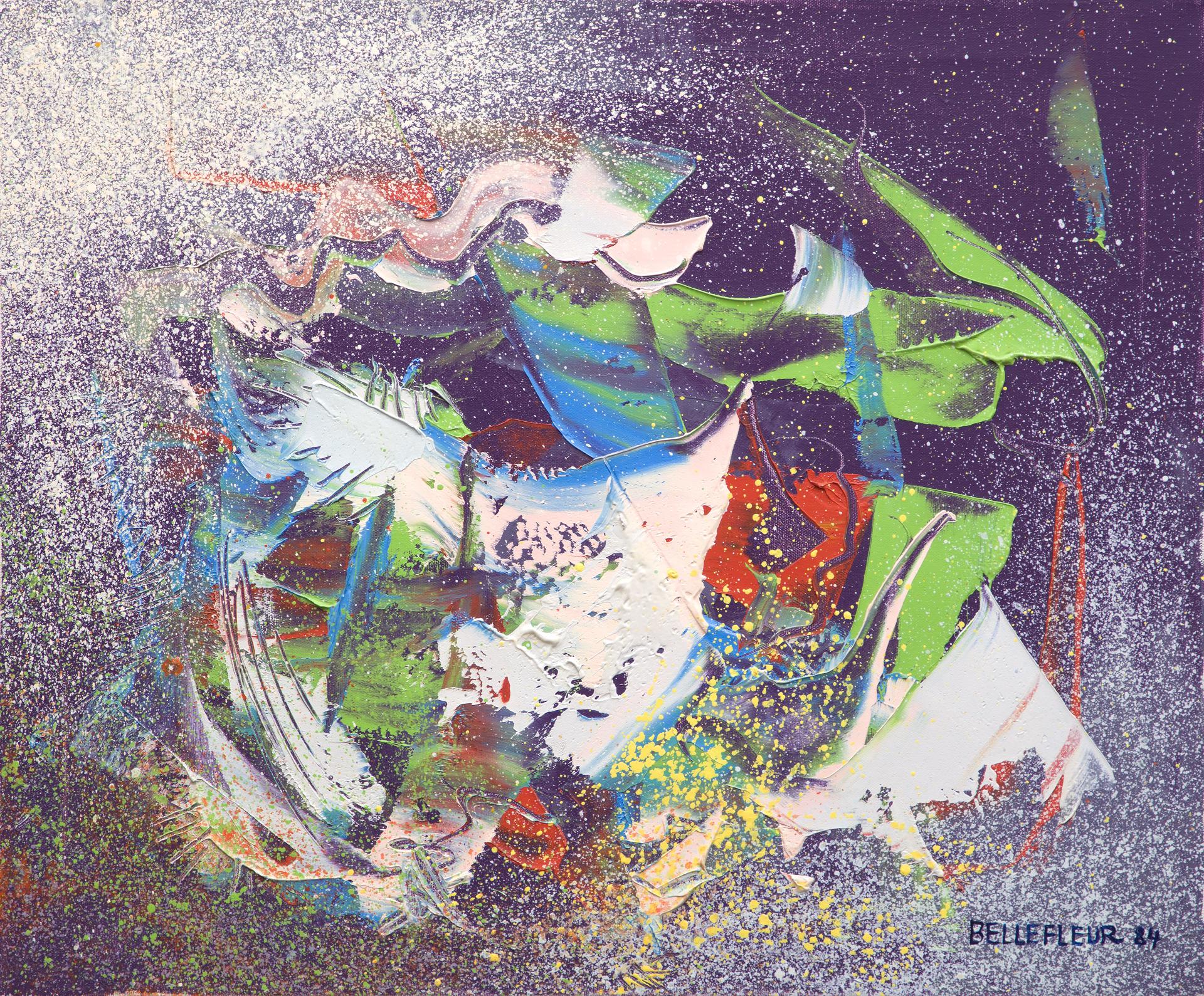 Léon Bellefleur (1910-2007) - Passage de l'oiseau, 1984