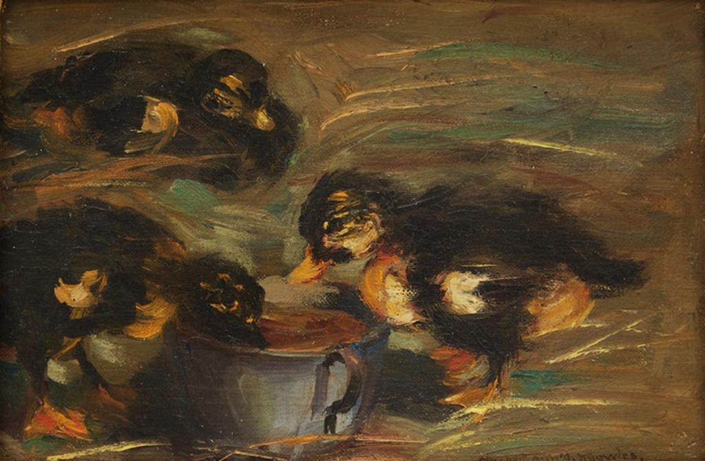 Elizabeth Annie Mcgilllivray Knowles (1866-1928) - Ducklings