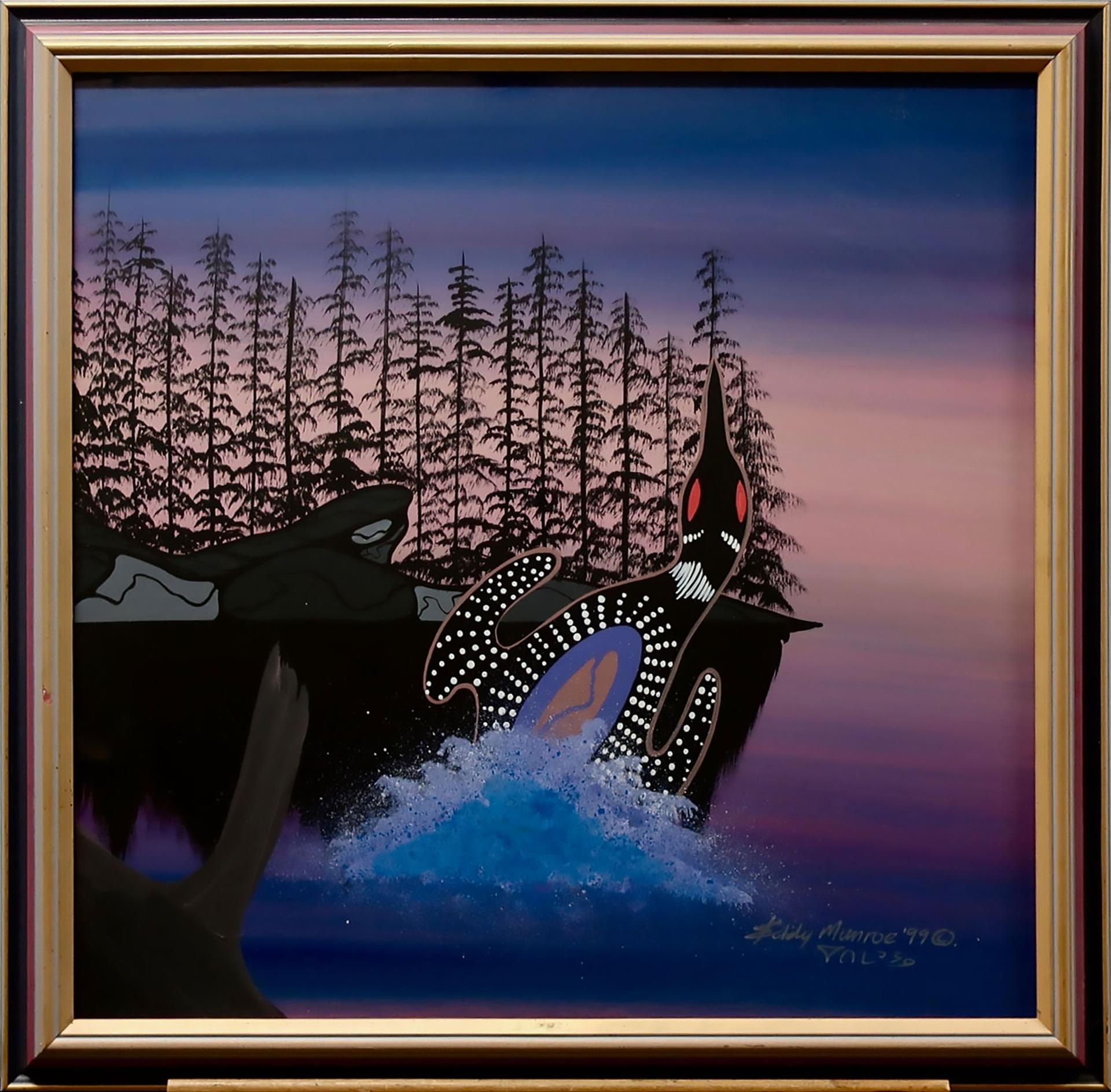 Eddy Munroe (1961) - Untitled (Loon Taking Off)