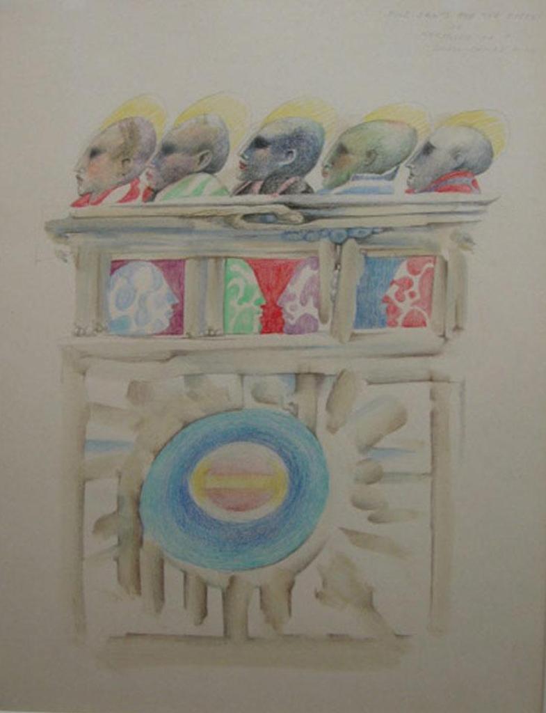 Gary Peter Slipper (1934-2019) - Five Saints And The Effect Of Marbling On A Small Child’S Mind