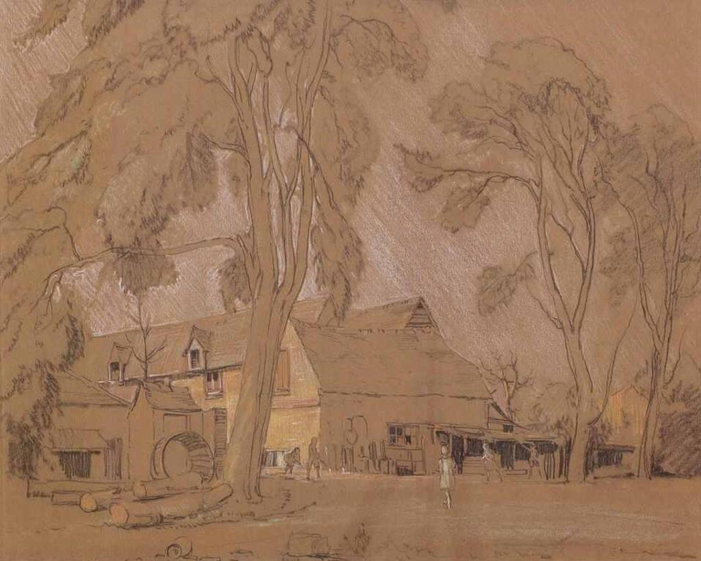 Alfred Crocker Leighton (1901-1965) - The Manor House, Sussex; Ca 1932