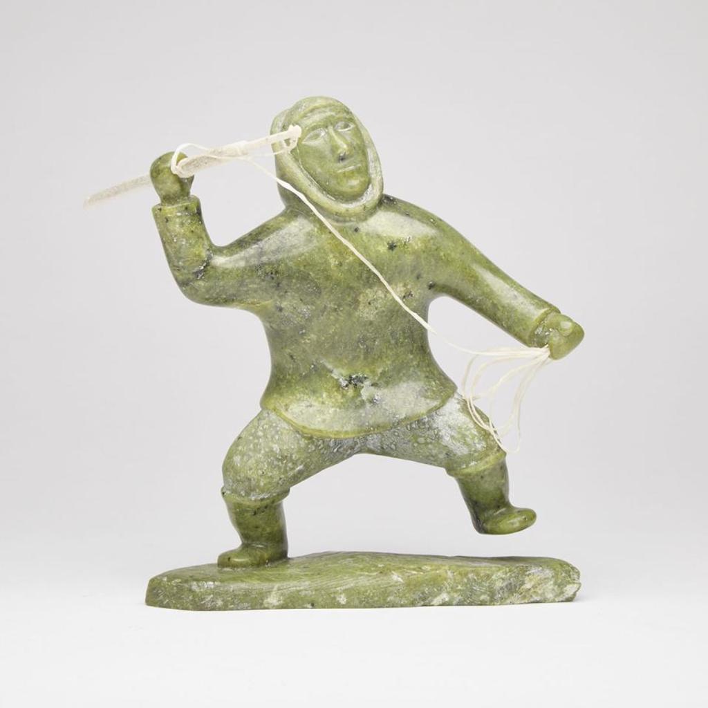 Pitseolak Qimirpik (1986) - Man Hurling A Harpoon