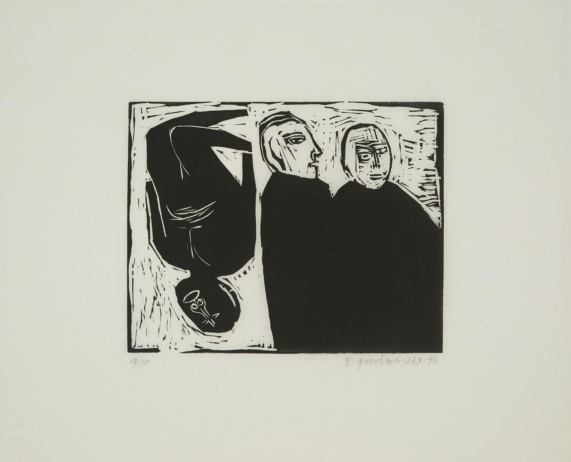 Betty Roodish Goodwin (1923-2008) - 96, Variant B, 1963, Reworked 1996 (Printed 1998) [rosemarie L. Tovell, 186 Variant B]