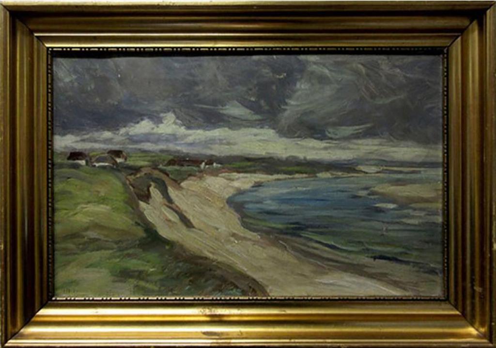 Maria Christine Thymann (1867-1928) - Coastal View With Houses