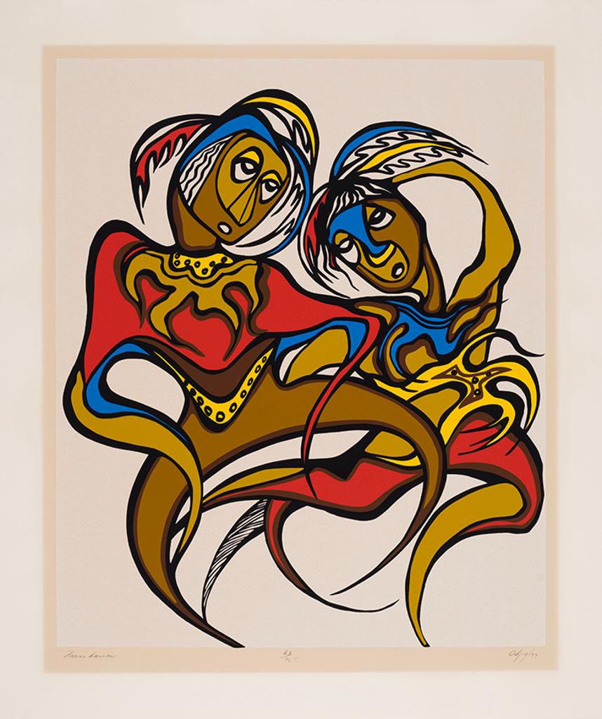Daphne Odjig (1919-2016) - Drum Dance