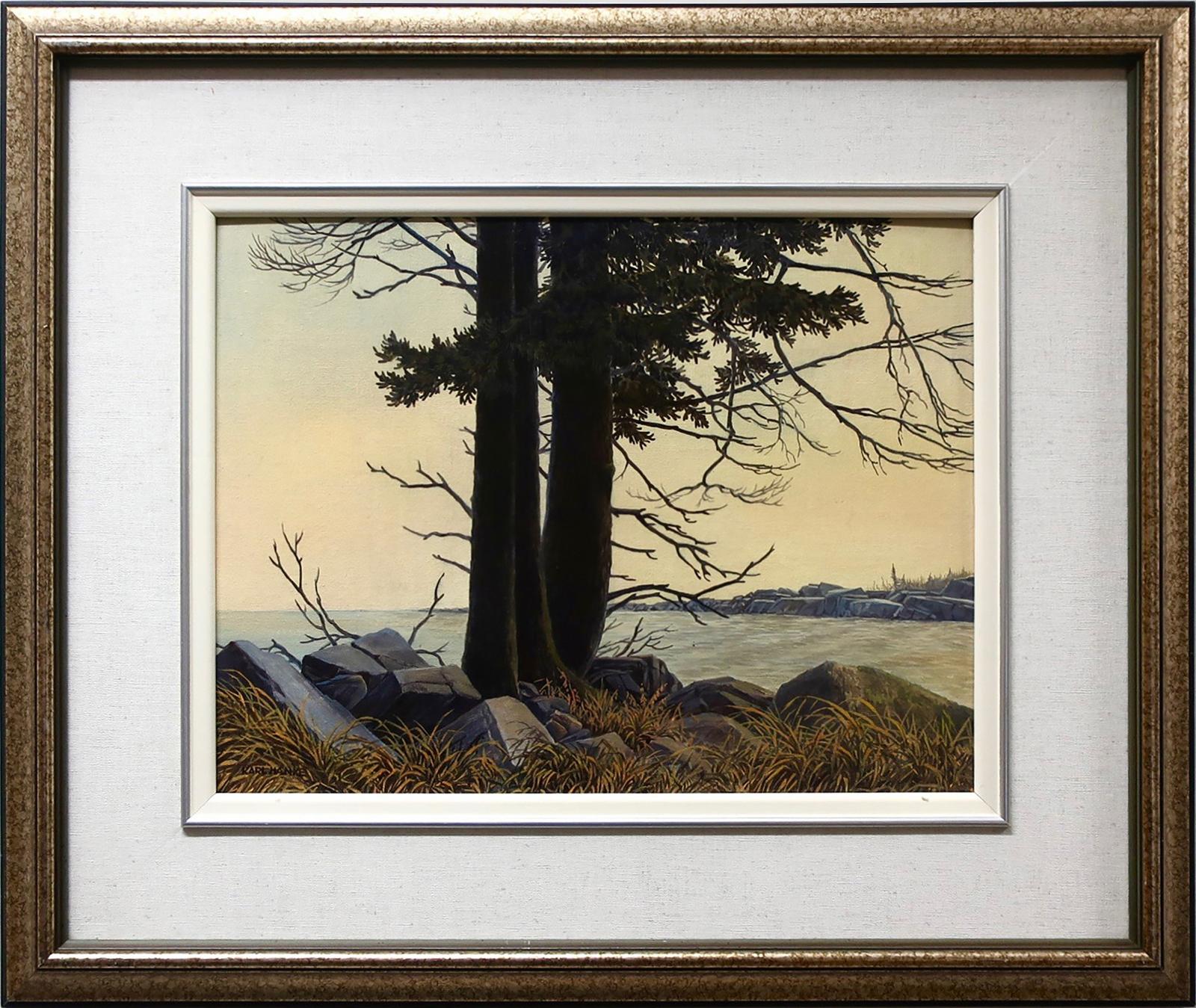 Karl Hanke (1918-2001) - Untitled (Three Pines)